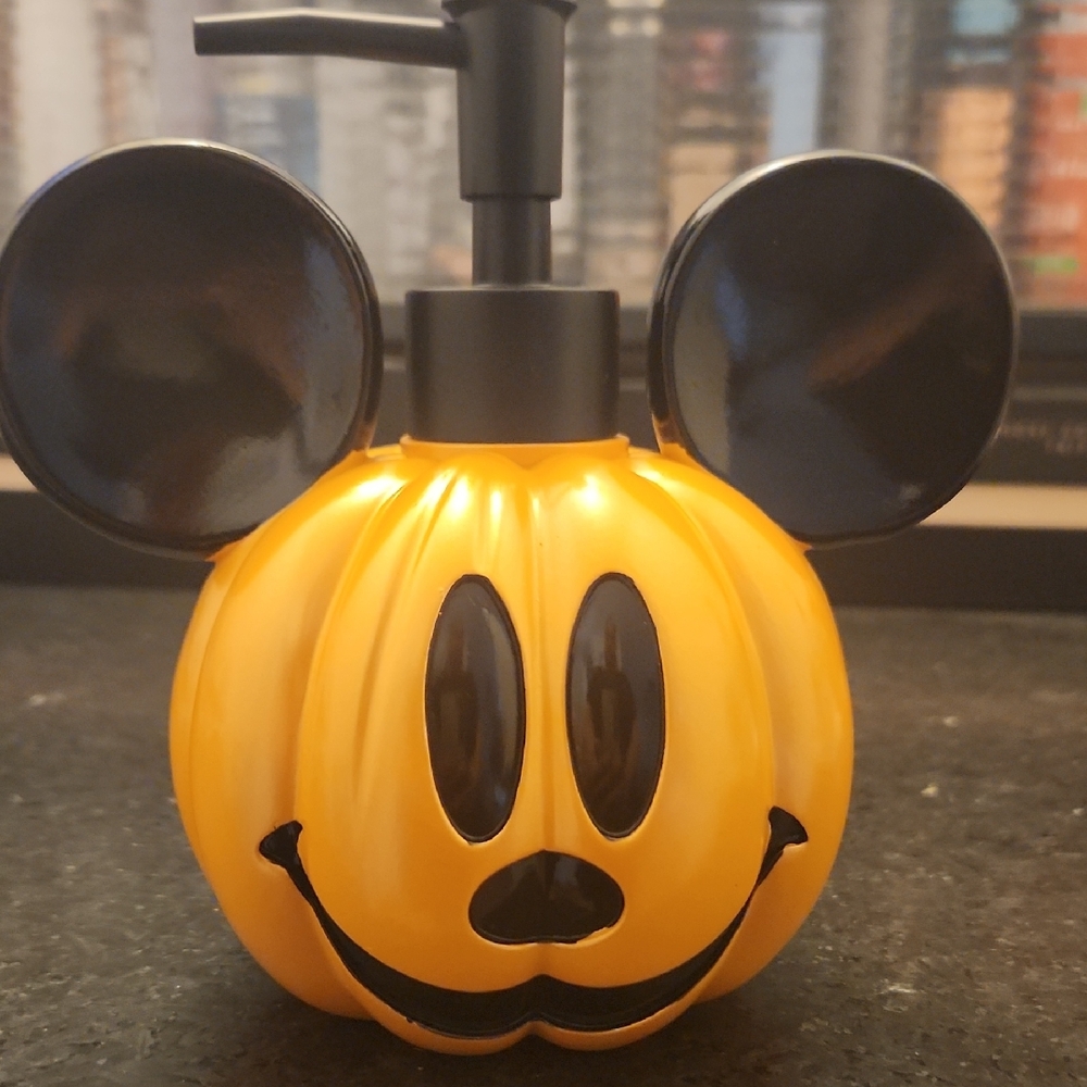 Mickey Mouse Pumpkin Soap/lotion Dispenser
